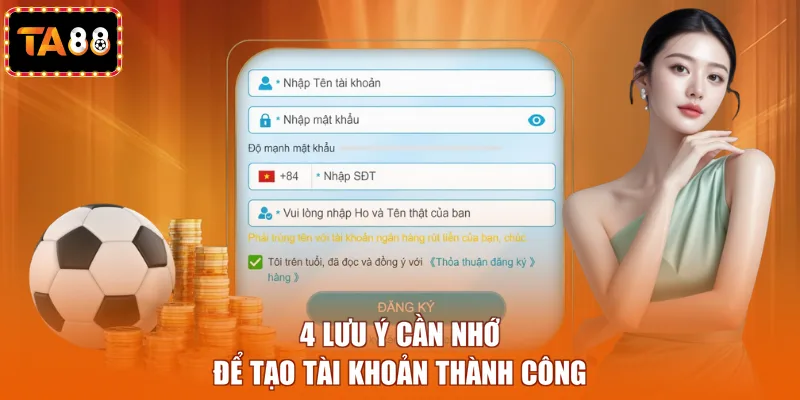 4 lưu ý cần nhớ để tạo tài khoản thành công