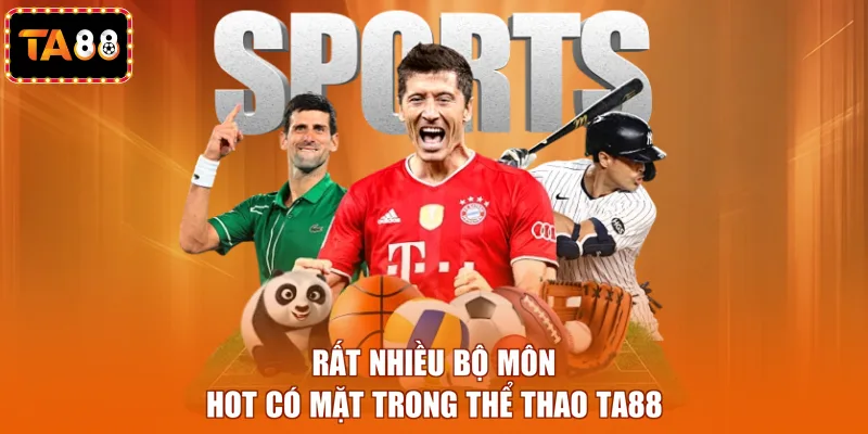 Rất nhiều bộ môn hot có mặt trong thể thao TA88
